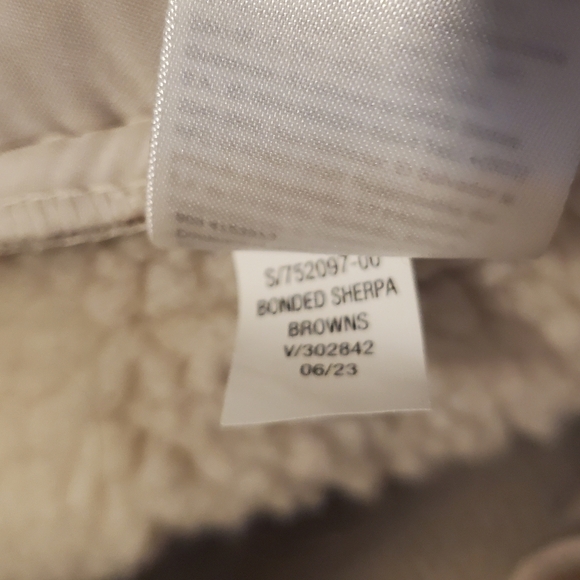 Old Navy Xxl Tall Tan Sherpa Lined Jacket - Picture 13 of 16